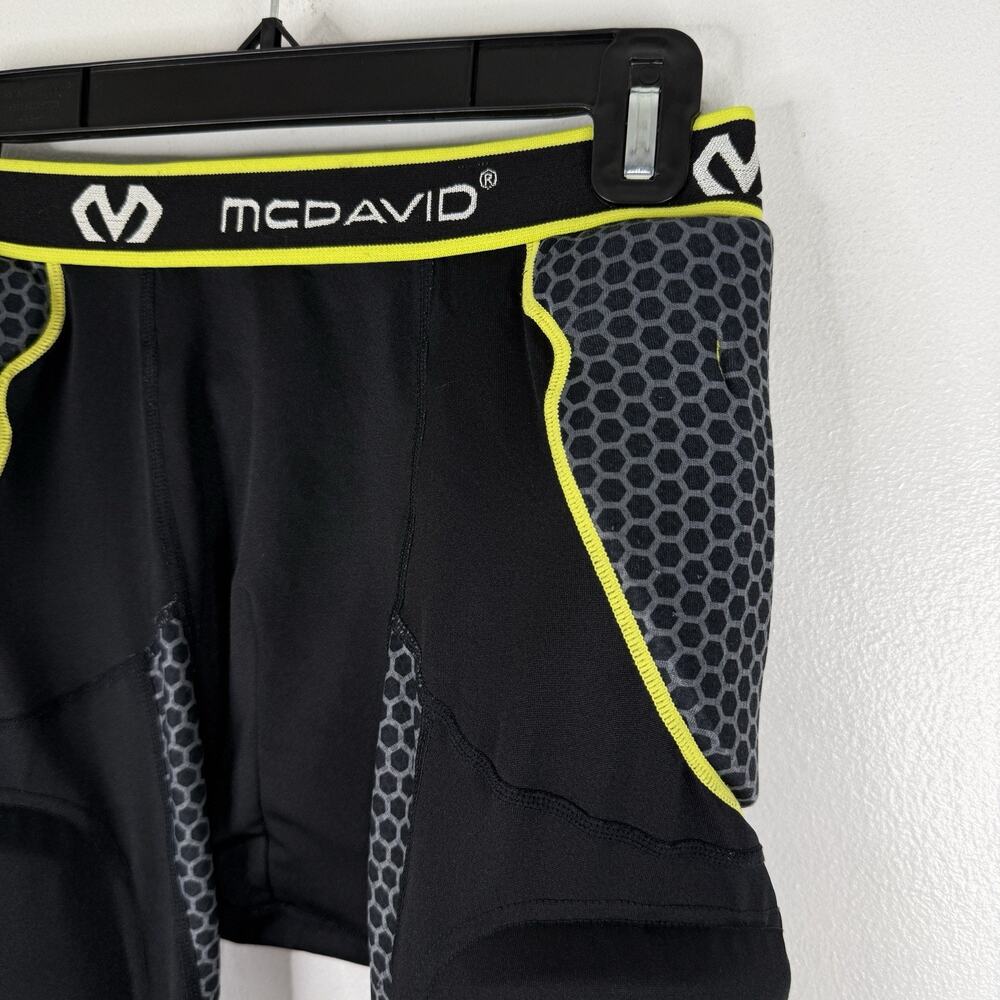 McDavid Padded Football Pants Black 3/4 Compression Girdle Hex Pad Men’s Large